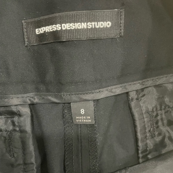 Stylish Women's Black and Blue Shorts by EXPRESS - Picture 5 of 6